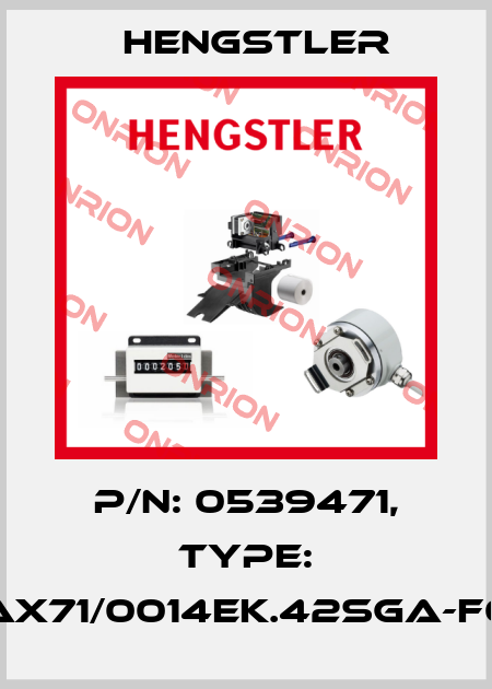 p/n: 0539471, Type: AX71/0014EK.42SGA-F0 Hengstler