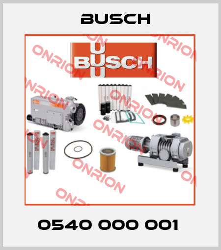 0540 000 001  Busch