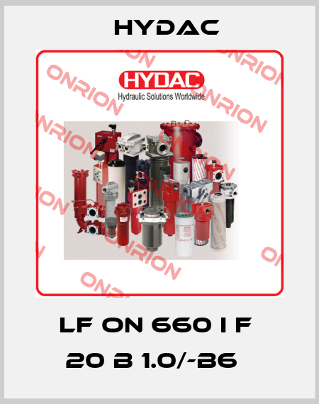 LF ON 660 I F  20 B 1.0/-B6   Hydac