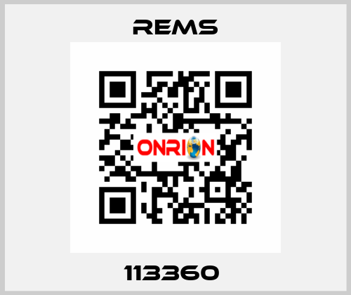 113360  Rems