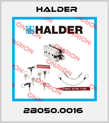 2B050.0016  Halder