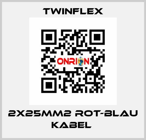 2X25MM2 ROT-BLAU KABEL  Twinflex