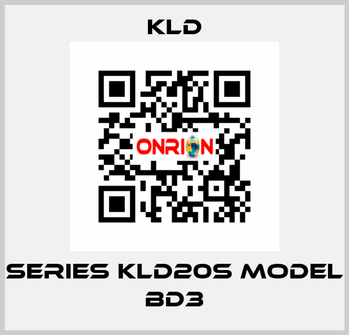 Series KLD20S Model BD3 KLD