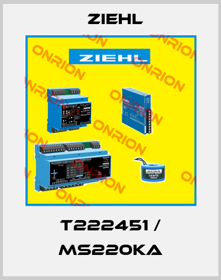T222451 / MS220KA Ziehl