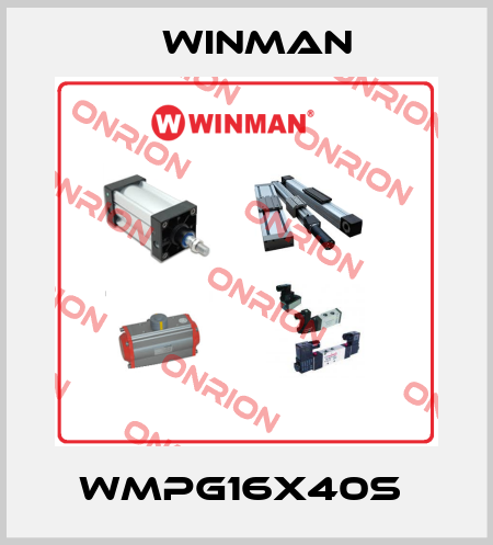 WMPG16X40S  Winman