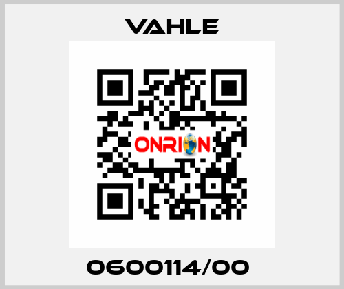 0600114/00  Vahle