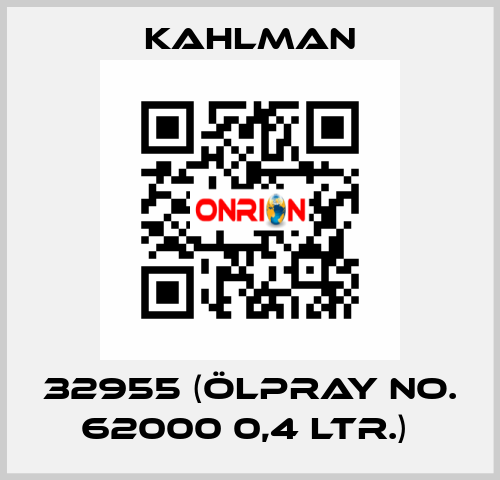 32955 (Ölpray No. 62000 0,4 ltr.)  Kahlman