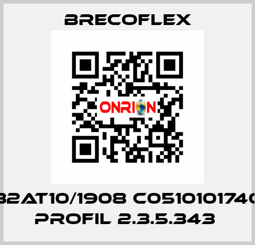 32AT10/1908 C0510101740 Profil 2.3.5.343  Brecoflex