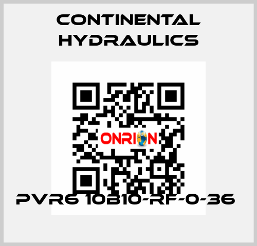 PVR6 10B10-RF-0-36  Continental Hydraulics