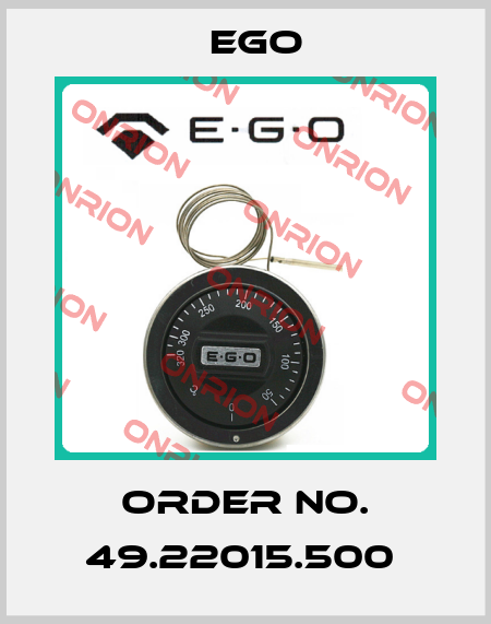 Order No. 49.22015.500  EGO