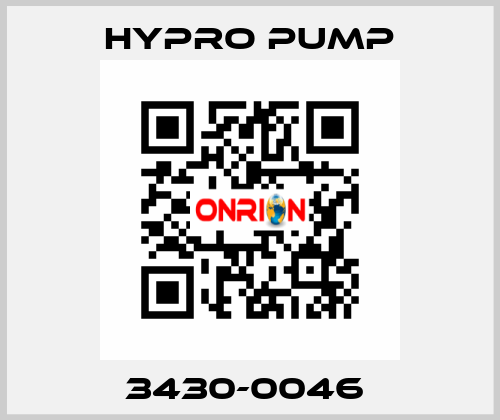 3430-0046  Hypro Pump