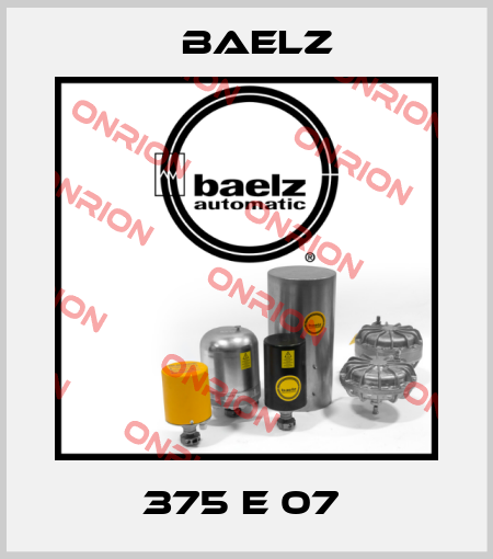 375 E 07  Baelz