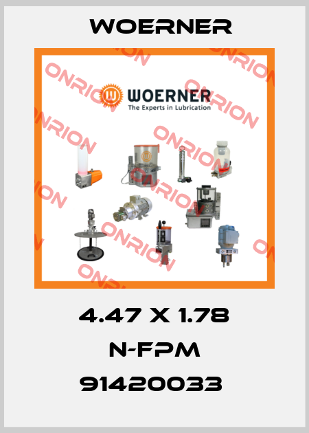 4.47 X 1.78 N-FPM 91420033  Woerner