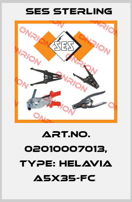 Art.No. 02010007013, Type: Helavia A5x35-FC  Ses Sterling