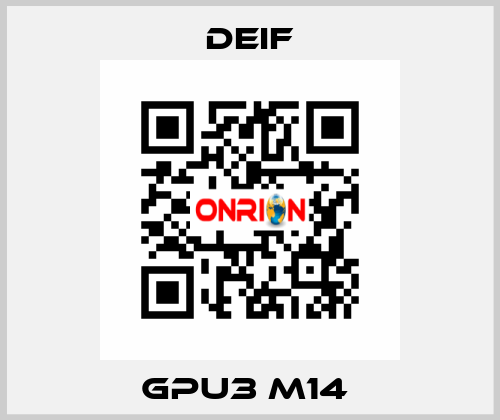 GPU3 M14  Deif