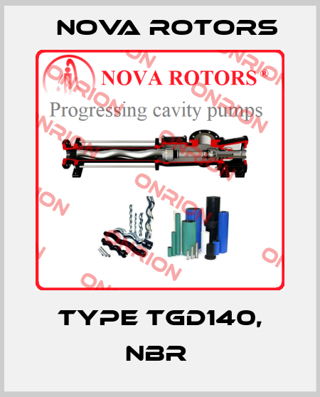 Type TGD140, NBR  Nova Rotors