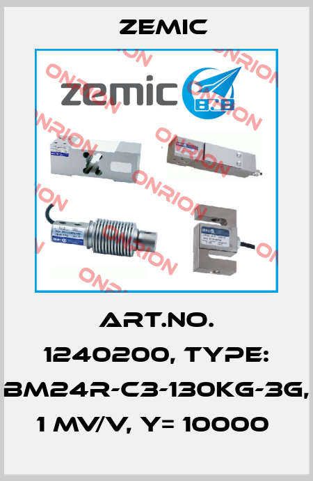 Art.No. 1240200, Type: BM24R-C3-130kg-3G, 1 mV/V, Y= 10000  ZEMIC