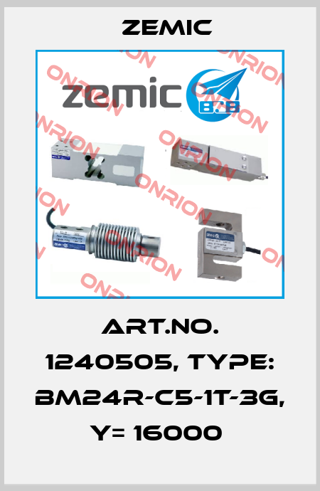 Art.No. 1240505, Type: BM24R-C5-1t-3G, Y= 16000  ZEMIC