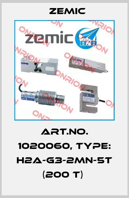 Art.No. 1020060, Type: H2A-G3-2MN-5T (200 t)  ZEMIC