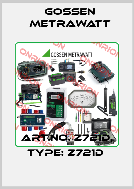 Art.No. Z721D, Type: Z721D  Gossen Metrawatt