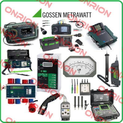 Art.No. KA00, Type: Messungen nach IEC 60601  Gossen Metrawatt