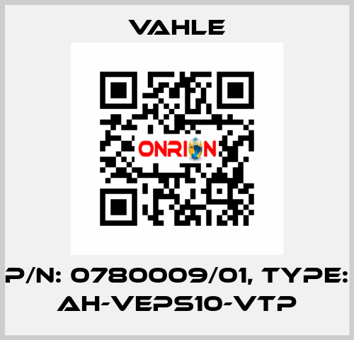 P/n: 0780009/01, Type: AH-VEPS10-VTP Vahle