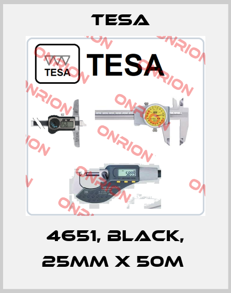 4651, BLACK, 25MM X 50M  Tesa