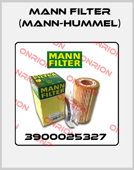 3900025327  Mann Filter (Mann-Hummel)