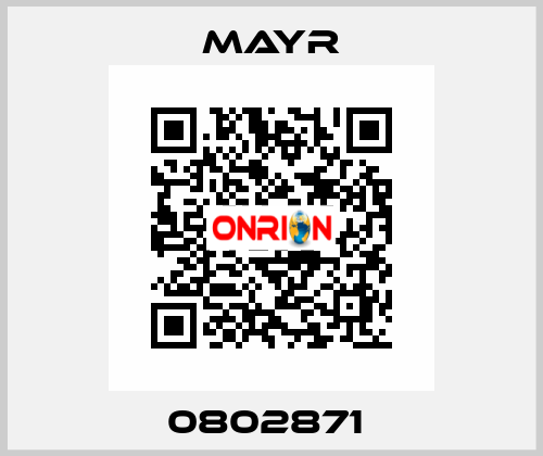 0802871  Mayr