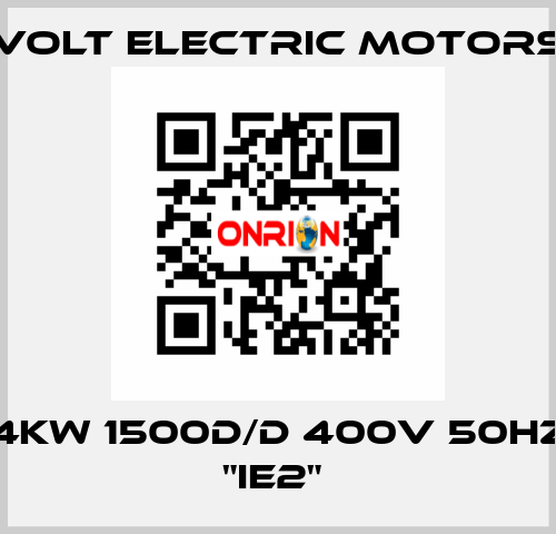 4KW 1500D/D 400V 50HZ "IE2"  Volt Electric Motors