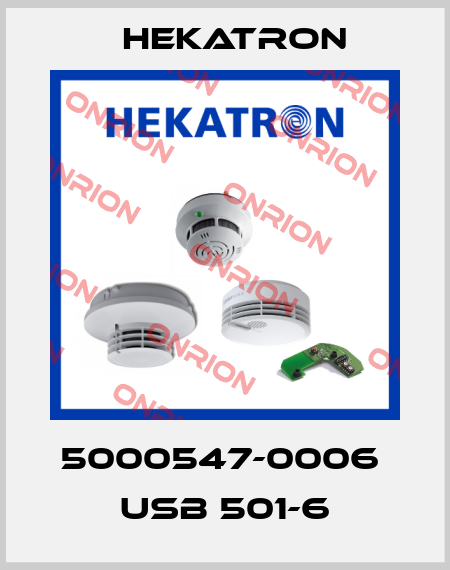 5000547-0006  USB 501-6 Hekatron