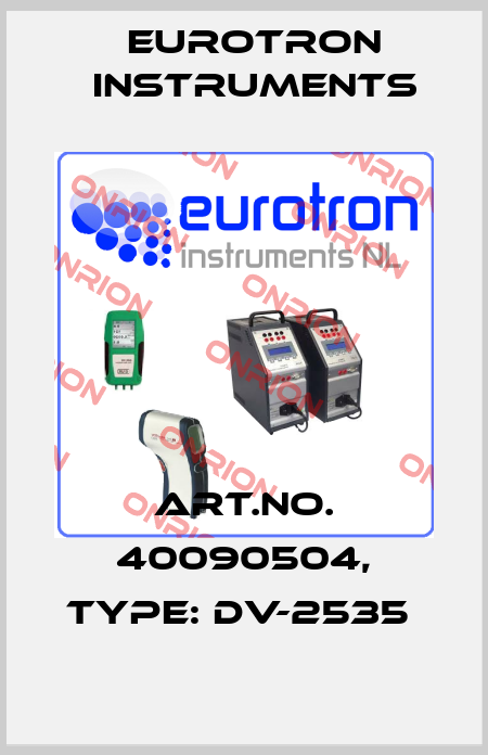 Art.No. 40090504, Type: DV-2535  Eurotron Instruments
