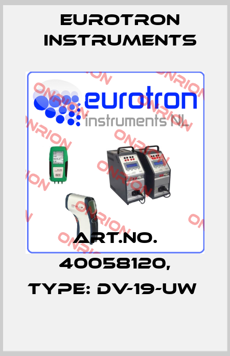 Art.No. 40058120, Type: DV-19-UW  Eurotron Instruments