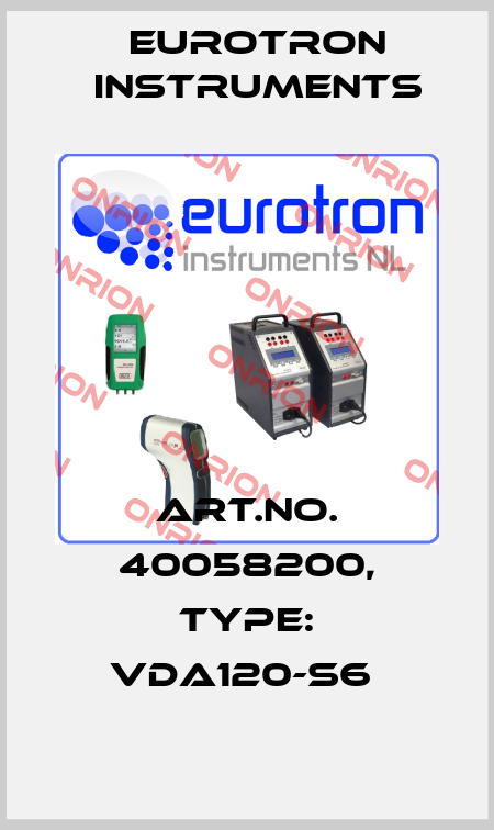 Art.No. 40058200, Type: VDA120-S6  Eurotron Instruments