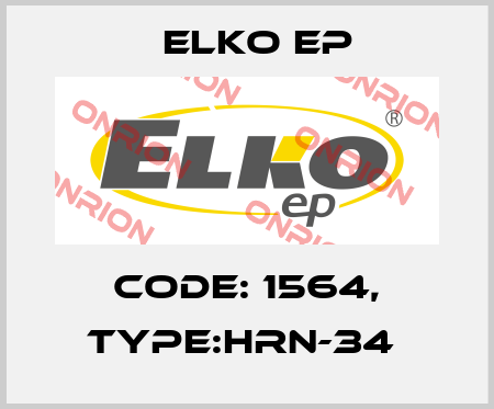 Code: 1564, Type:HRN-34  Elko EP