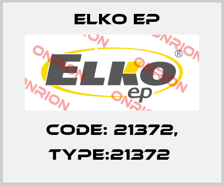 Code: 21372, Type:21372  Elko EP