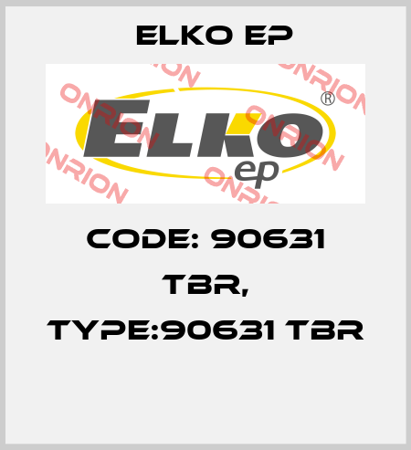 Code: 90631 TBR, Type:90631 TBR  Elko EP