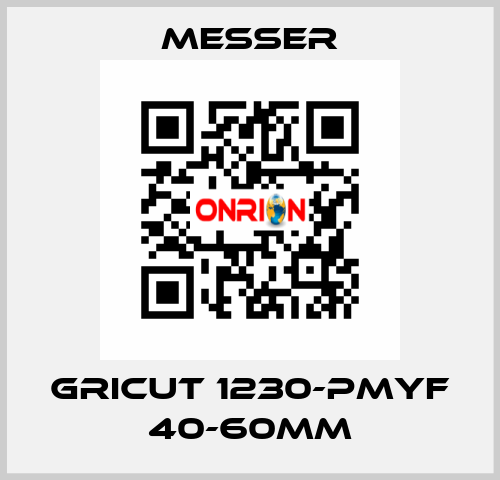 Gricut 1230-PMYF 40-60mm Messer