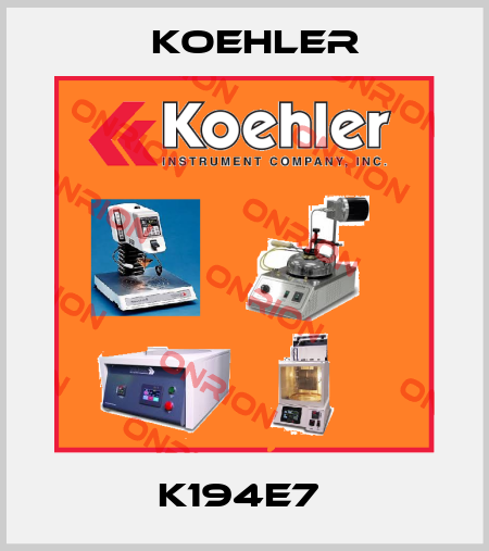 K194E7  Koehler