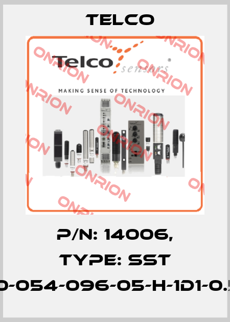 p/n: 14006, Type: SST 01-10-054-096-05-H-1D1-0.5-J5 Telco