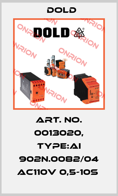 Art. No. 0013020, Type:AI 902N.0082/04 AC110V 0,5-10S  Dold