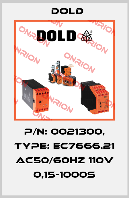 p/n: 0021300, Type: EC7666.21 AC50/60HZ 110V 0,15-1000S Dold