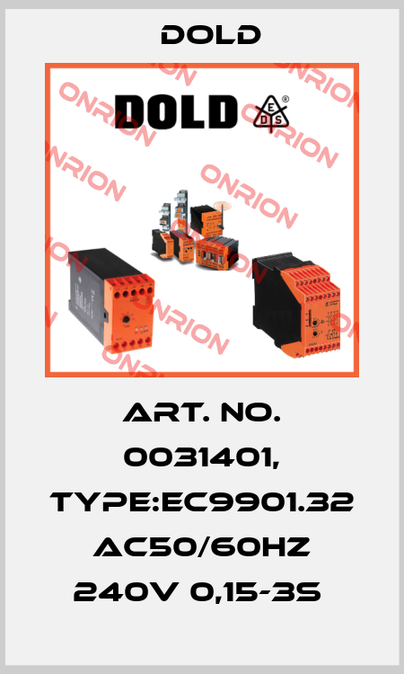 Art. No. 0031401, Type:EC9901.32 AC50/60HZ 240V 0,15-3S  Dold
