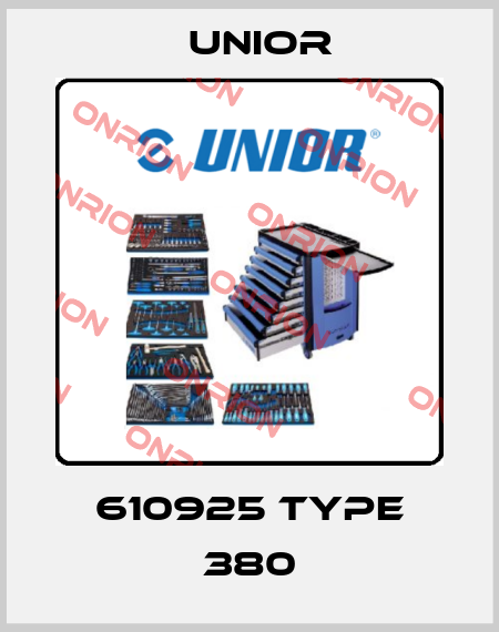 610925 Type 380 Unior
