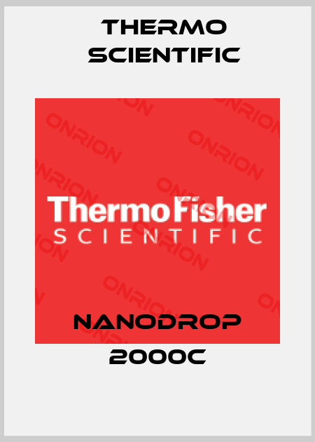 NANODROP 2000C Thermo Scientific