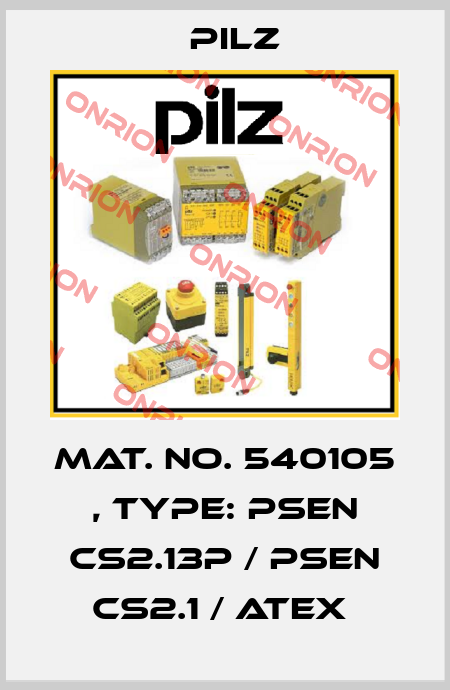 Mat. No. 540105 , Type: PSEN cs2.13p / PSEN cs2.1 / ATEX  Pilz