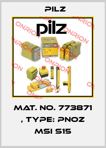 Mat. No. 773871 , Type: PNOZ msi S15 Pilz