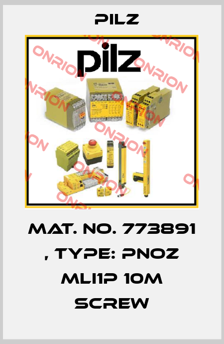 Mat. No. 773891 , Type: PNOZ mli1p 10m screw Pilz