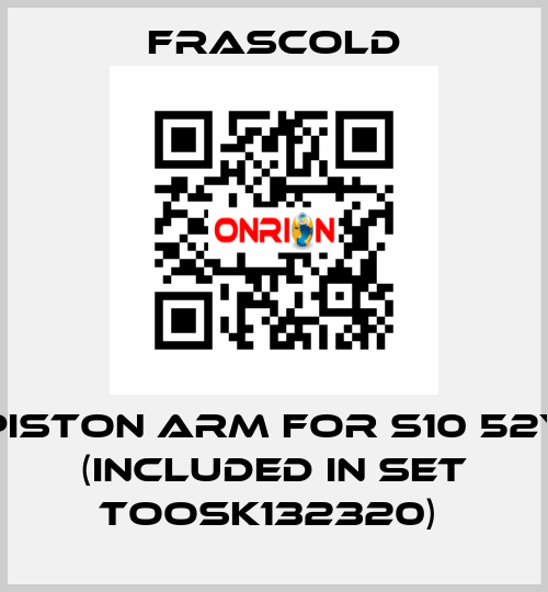 Piston arm for S10 52Y  (included in set TOOSK132320)  Frascold