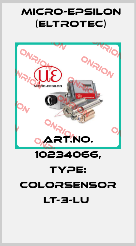 Art.No. 10234066, Type: colorSENSOR LT-3-LU  Micro-Epsilon (Eltrotec)